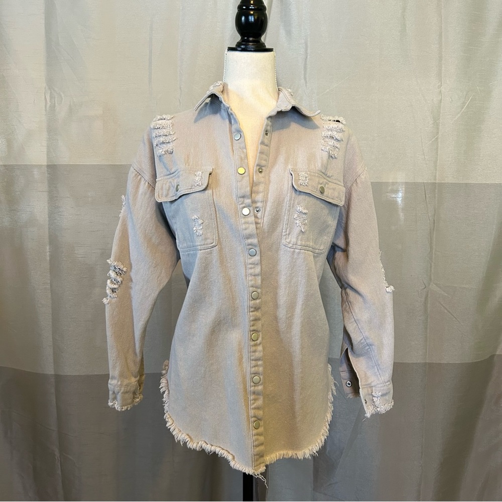 Women’s Oversized Jean Jacket